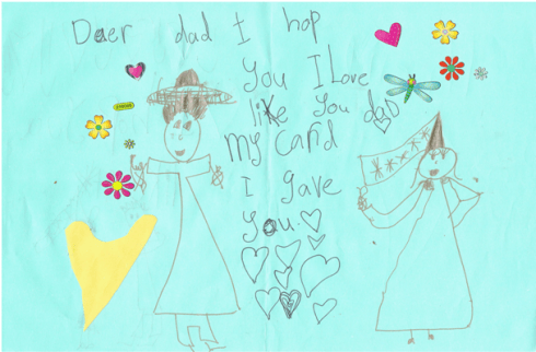 Card from my daughter