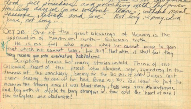 Jim Elliot diary