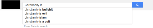 Christianity is according to Google
