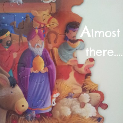 Advent day 11_jigsaw almost half complete