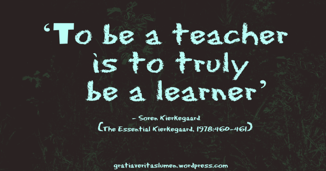 blog post header Kierkegaard quote