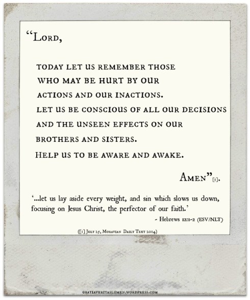 Prayer Jul 25 Moravian