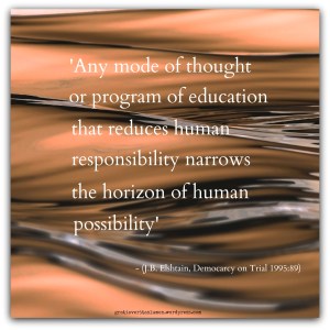 Elshtain quote D_O_T