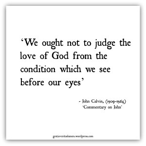 Calvin quote John Commentary