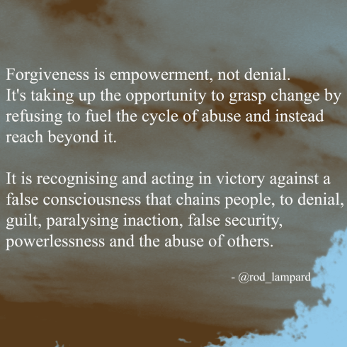 forgiveness is empowerment