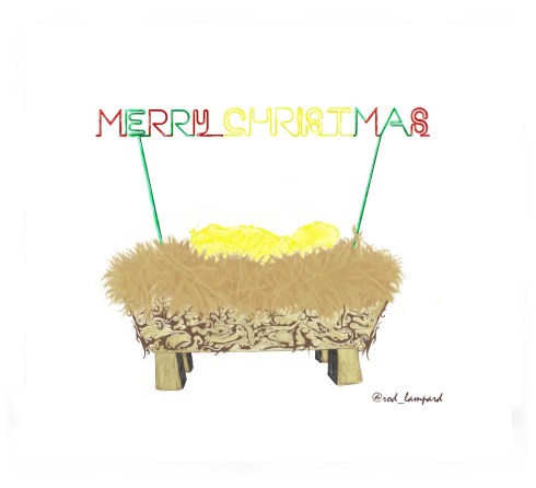 Merry Christmas drop shadow 2015 Rod Art NEWW_without drop shadow