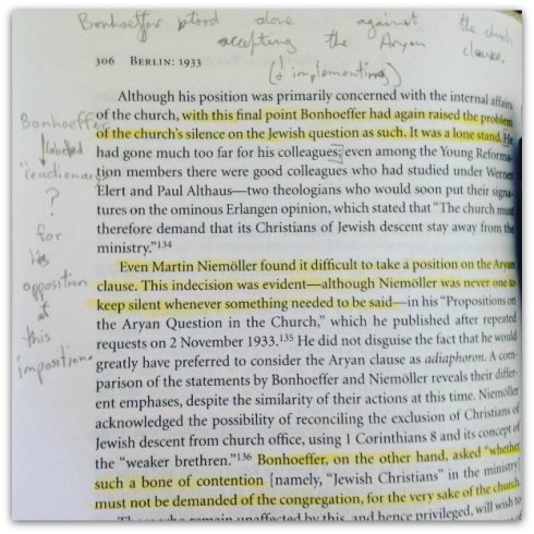 Bonhoeffer Post 5th June 2016